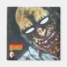 Clancy the Zombie Refrigerator Magnets