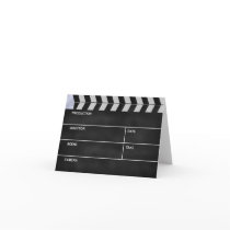 clap cinéma carte de vœux