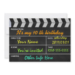 clap cinéma invitations