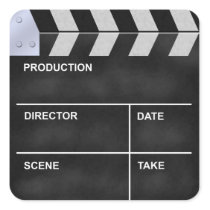 clap cinéma autocollants