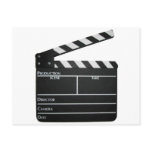 Clapboard Film Movie Slate postcards