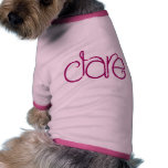 Clare plum Dog T-shirt pet clothing