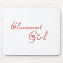 Claremont Girl tee shirts Mousepads