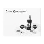 Claret Postcard