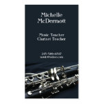 Clarinet Business Card