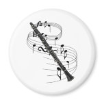 Clarinet Refrigerator Magnet