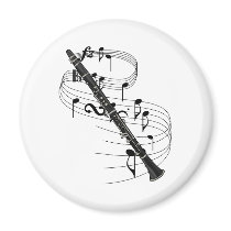 Clarinet Refrigerator Magnet