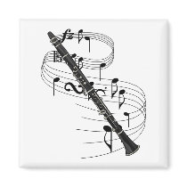 Clarinet Fridge Magnets