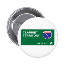 Clarinet Next Exit Pinback Buttons