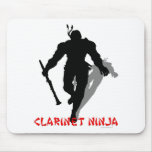 Clarinet Ninja mousepads
