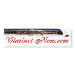 Clarinet-Now.com Bumper Sticker