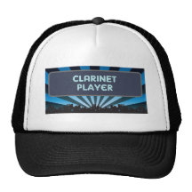 Clarinet Player Marquee Mesh Hats