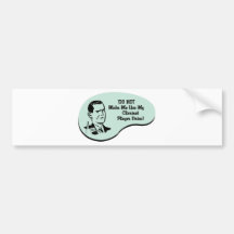Clarinet Player Voice Bumper Sticker