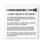 Clarinet Timeline magnets