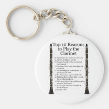 Clarinet Top 10 Key Chains