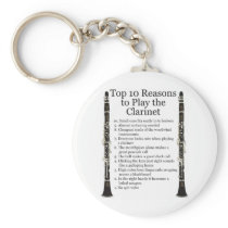 Clarinet Top 10 Key Chains