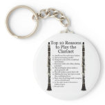 Clarinet Top 10 keychains