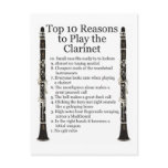 Clarinet Top 10 postcards