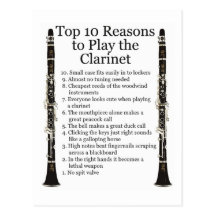Clarinet Top 10 Postcards