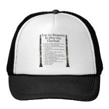 Clarinet Top 10 Trucker Hat