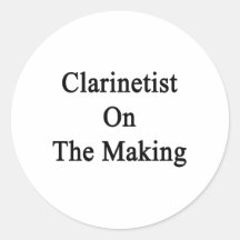 Clarinetist On The Making Sticker