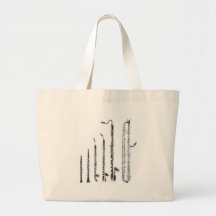 clarinets canvas bag