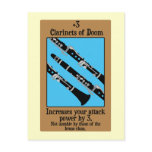 Clarinets of Doom postcards