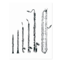 clarinets post cards