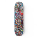 Clarion Alley Grafitti skateboards