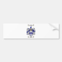 CLARK FAMILY CREST -  CLARK COAT OF ARMS BUMPER STICKERS