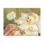 Clarks Baby with Spool Of Thread Post Card