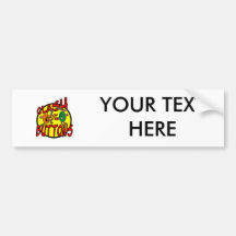 Clash of the Buttons Bumper Sticker