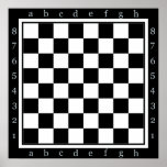 clasic chess table print