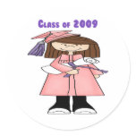 Class 2009 girl stickers
