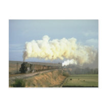 Class 5 No. 45353 is assisted up the grade at Shap Postcard