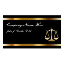 Class Attorney Business Cards