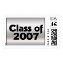 Class of 2007 Black & Silver postage