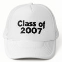 Class of 2007 Black & White hats
