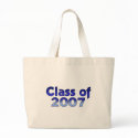 Class of 2007 Blue & White bags