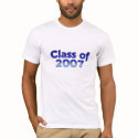 Class of 2007 Blue & White t-shirts