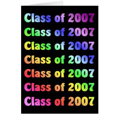 Class of 2007 cards by dndartstudio