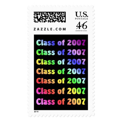 Class of 2007 stamps by dndartstudio