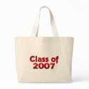 Class of 2007 Red & White bags