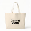 Class of 2008 - Black Tote Bag