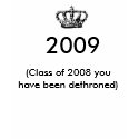 Class of 2009, Dethroned t-shirts