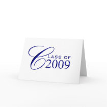 Class of 2009 Graduation - Blue - Blank Inside