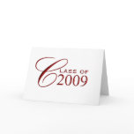 Class of 2009 Graduation - Red - Blank inside Card