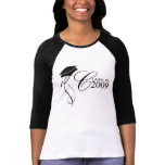 Class of 2009 Ladies Raglan Jersey T-shirts