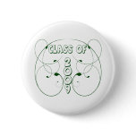 CLASS OF 2009 Leaf Print Design buttons