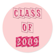 CLASS OF 2009 PINK PLAID DESIGN